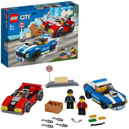 LEGO 60242 CITY ARRESTO SU STRADA DELLA  POLIZIA