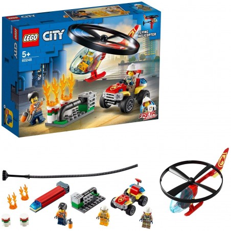LEGO 60248 CITY FIRE ELICOTTERO DEI POMPIERI