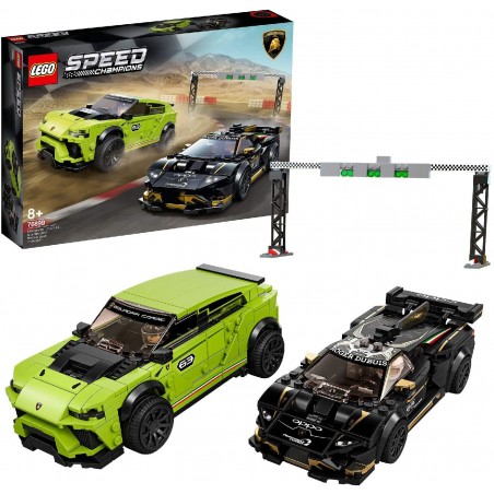 LEGO 76899 SOEED CHAMPIONS LAMBORGHINI  URUS ST-X E LAMBORGHINI URACAN SUPER TRO