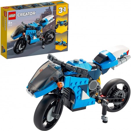 LEGO 31114 CREATOR 3 IN 1 SUPERBIKE MOTO CLASSICA - HOVERBIKE