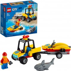 LEGO 60286 CITY ATV DI SOCCORSO BALNEARE 