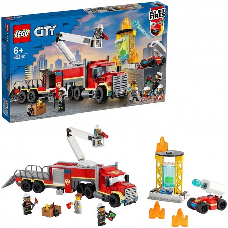 LEGO 60282 CITY FIRE UNITA' DI COMANDO ANTINCENDIO DEI VIGILI DEL FUOCO