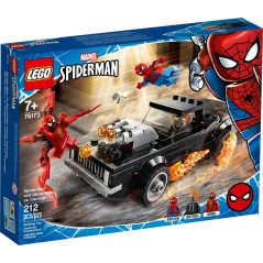 76173 LEGO SPIDER MAN E GHOST RIDER VS  CARNAGE 212 PEZZI