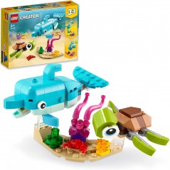 LEGO 31128 CREATOR 3 IN 1 DELFINO E  TARTARUGA