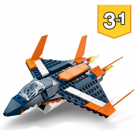 LEGO 31126 CREATOR 3 IN 1 JET SUPERSONIC O