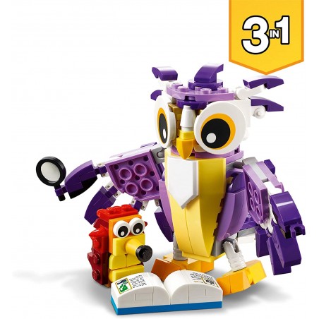 LEGO 31125 CREATOR 3 IN 1 CREATURE DELLA FORESTA FANTASY