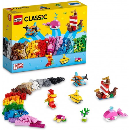 LEGO 11018 CLASSIC DIVERTIMENTO CREATIVO SULL OCEANO