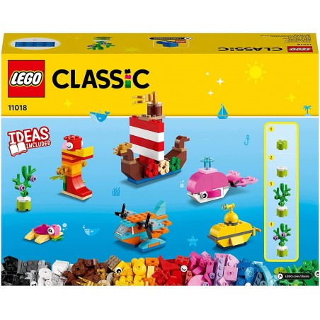 LEGO 11018 CLASSIC DIVERTIMENTO CREATIVO SULL OCEANO
