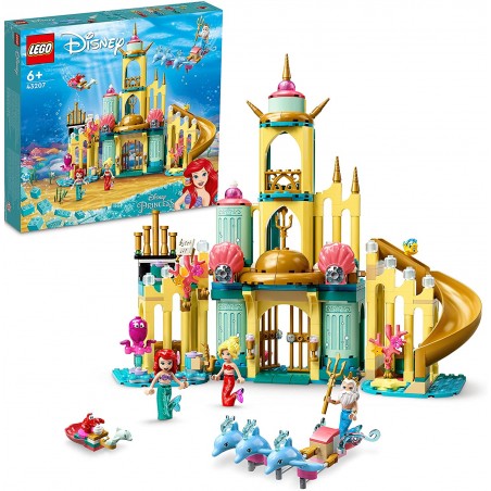 LEGO 43207 DISNEY PRINCESS IL PALAZZO  SOTTOMARINO DI ARIEL