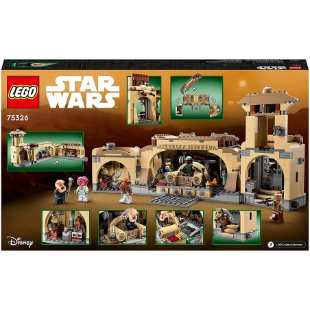 LEGO 75326 STAR WARS LA SALA DEL TRONO  DI BOBA FETT
