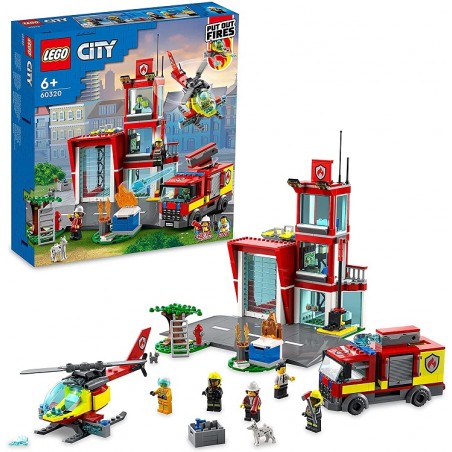 LEGO 60320 CITY FIRE CASERMA DEI POMPIER I PEZZI 540