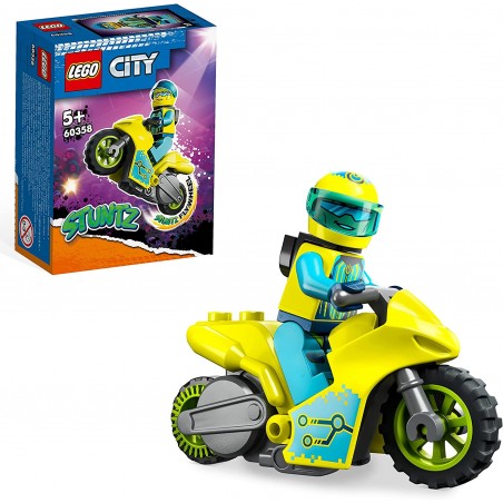 LEGO 60358 CITY CYBER STUNT BIKE 