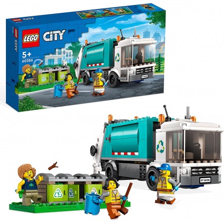 LEGO 60386 CITY CAMION PER IL RICICLAGGIO DEI RIFIUTI