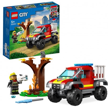 LEGO 60393 CITY SOCCORSO SUL FUORISTRADA DEI POMPIERI