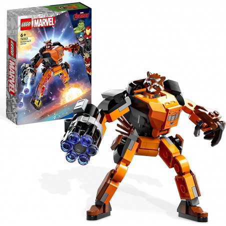 LEGO 76243 MARVEL ARMATURA MECH ROCKET 