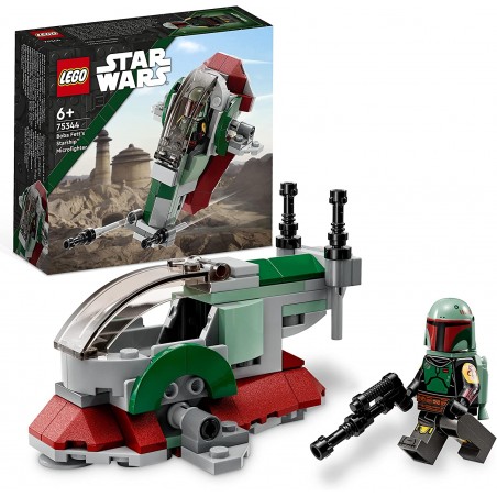 LEGO 75344 STAR WARS ASTRONAVE DI BOBA  FETT MICROFIGHTER