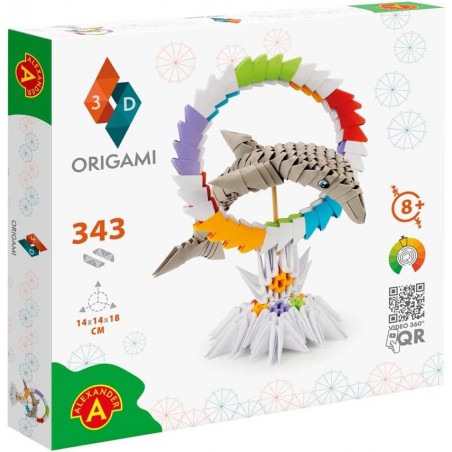 ORIGAMI 3D DELFINO 343 PEZZI ALEXANDER 