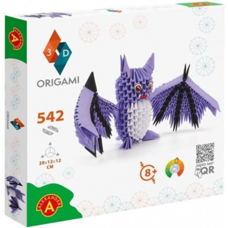 ORIGAMI 3D PIPISTRELLO 542 PEZZI KREATIVA 