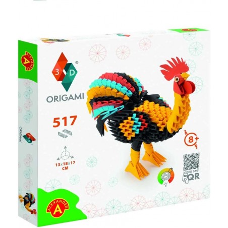 ORIGAMI 3D GALLO 517 PEZZI KREATIVA 