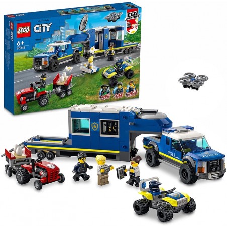 LEGO 60315 CITY CAMION CENTRO DI COMAND  O DELLA POLIZIA PEZZI 436