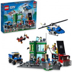 LEGO CITY 60317 INSEGUIMENTO DELLA POLIZ IA ALLA BANCA PEZZI 915