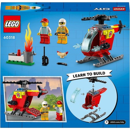 LEGO CITY 60318 ELICOTTERO ANTINCENDIO  