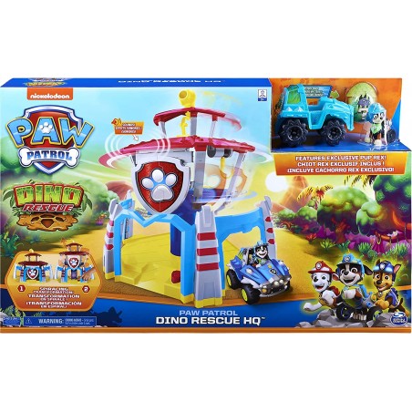 QUARTIERE GENERALE DINO PAW PATROL  THE MOVIE SPIN MASTER