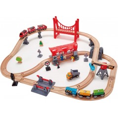 HAPE TRENO BUSY CITY RAIL SET FERROVIA CITTA' TRAFFICATA 