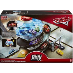 PISTA CARS MINI RANCERS RUST-EZE PISTA A SPIRALE CON SAETTA McQUEEN MATTEL FYN86
