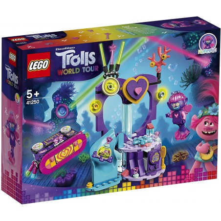 LEGO 41250 TROLLS WORLD TOUR FESTA  TECHNO ALLA BARRIERA CORALLINA