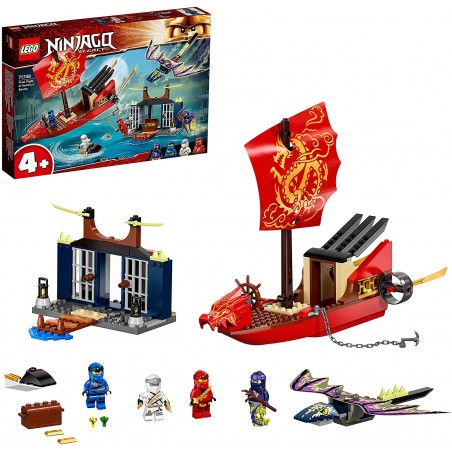 LEGO 71749 NINJAGO LEGACY IL VOLO FINALE DEL VASCELLO DEL DESTINO
