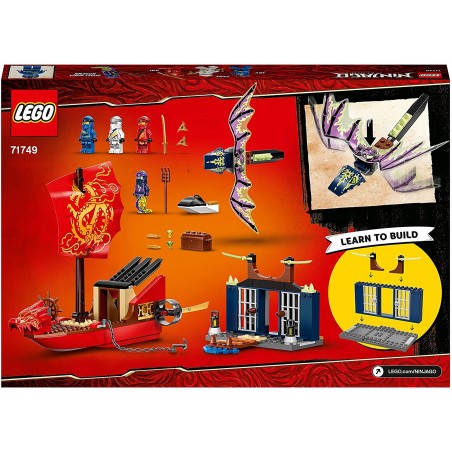LEGO 71749 NINJAGO LEGACY IL VOLO FINALE DEL VASCELLO DEL DESTINO