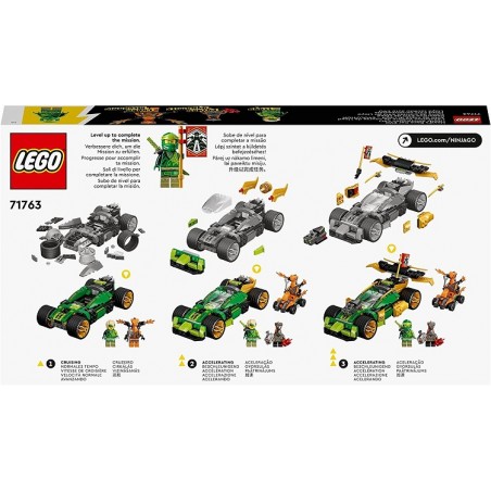 LEGO NINJAGO 71763 AUTO DA CORSA DI  LLYOD EVOLUTION 