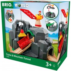 BRIO WORLD GRU E TUNNEL DI MONTAGNA 