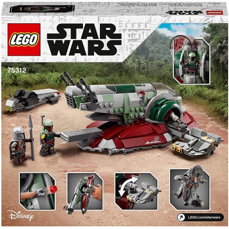 LEGO 75312 STAR WARS ASTRONAVE DI BOBA  FETT