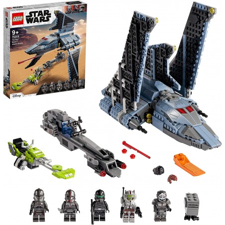 LEGO 75314 STAR WARS SHUTTLE DI ATTACCO THE BAD SHUTTLE