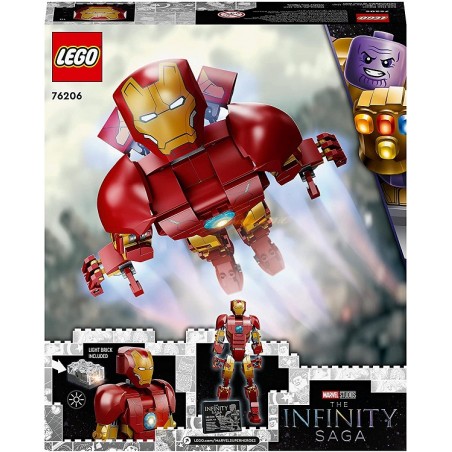 LEGO MARVEL 76206 PERSONAGGIO DI IRON MAN