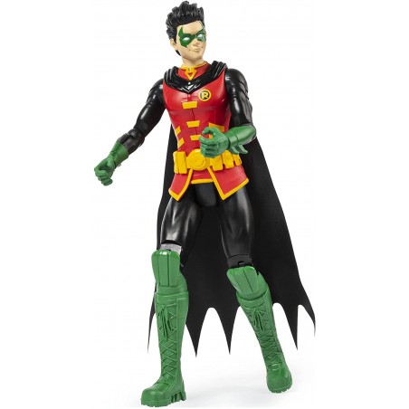 DC COMICS BATMAN - ROBIN CM 30 PERSONAGG IO ARTICOLATO SPIN MASTER