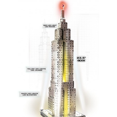 MECCANO EMPIRE STATE BUILDING 2 IN 1  PEZZI 958 ANNI 12+