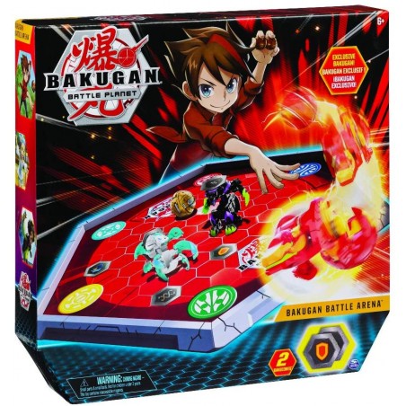 BAKUGAN BATTLE ARENA CON 1 BAKUGAN  ESCLUSIVO SPIN MASTER