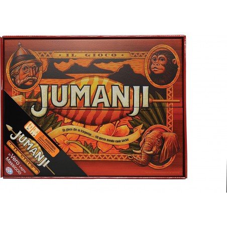 JUMANJI EDIZIONE IN LEGNO GIOCO DA  TAVOLO SPIN MASTER 
