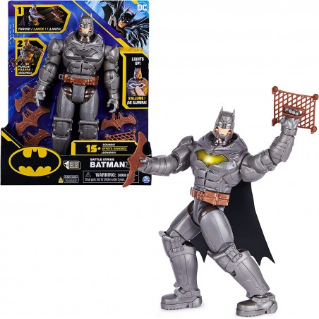 DC COMICS BATMAN PERSONAGGIO DELUXE BATTLE STRIKE SPIN MASTER