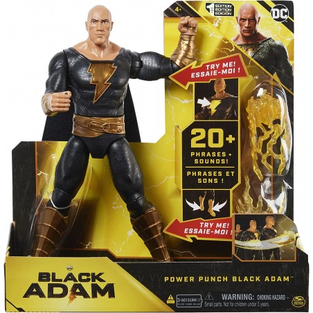 DC COMICS BLACK ADAM DELUXE SPIN MASTER 