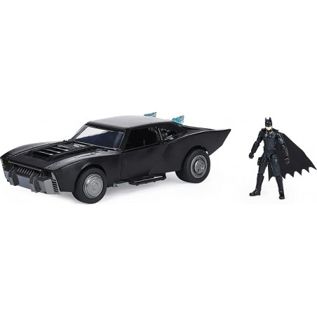 DC COMICS BATMOBILE IN SCALA 10 CM DA BATMAN IL FILM SPIN MASTER