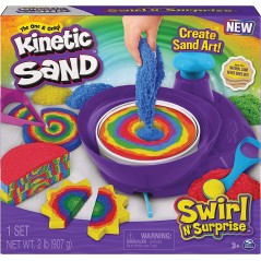 KINETIC SAND SWIRL N SURPRICE SPIN MASTER