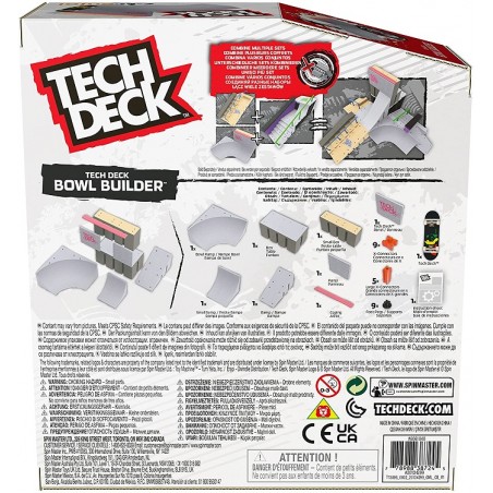 TECH DECK RAMPA BOWL BUILDER SPIN MASTER 