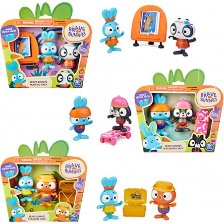 BRAVE BUNNIES SET 2 PERSONAGGI SPIN MASTER