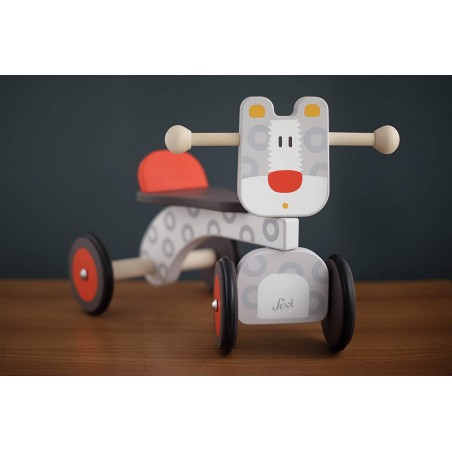 JAGUAR BABY BUGGY TRICICLO IN LEGNO SEVI TRUDI 1903