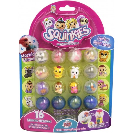 SQUINKIES UN MONDO DI SORPRESE MULTI SFE RE 16 SFERE