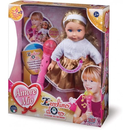 AMORE MIO ZECCHINO D'ORO CON 4 CANZONI  DELLO ZECCHINO D'ORO GRANDI GIOCHI